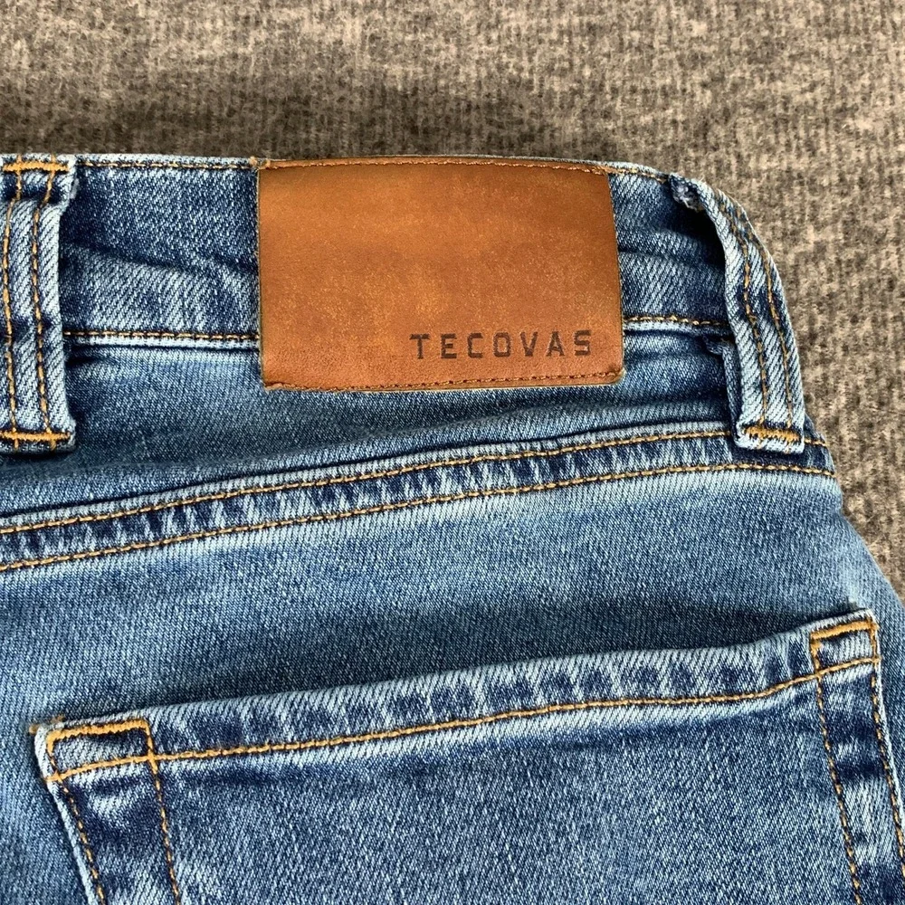 Tecovas Jeans Men 30x30 Slim Western Gaucho Ranch Cowboy Medium Blue